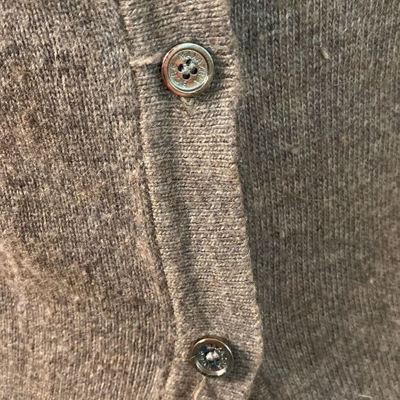 BCBG Maxazria Women’s Grey Long Sleeve  Button up Cardigan Pockets (Size Medium) - Picture 3 of 12